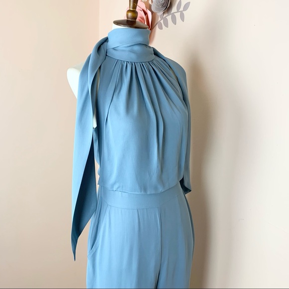 New! REISS Adele Bow Sleeveless Jumpsuit - Picture 4 of 16